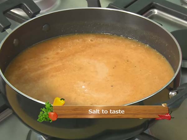 Roasted Capsicum Soup For Diwali