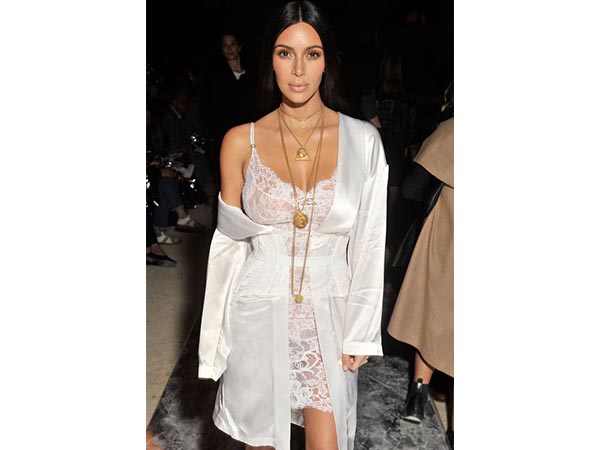 Kim Goes Braless & Pantyless