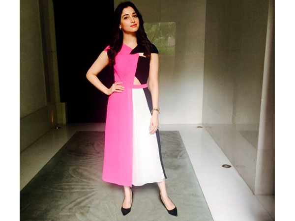 Tamannaah Bhatia Gets Flirty In Pink Tamannaah Bhatia Gets Flirty In Pink