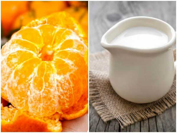 6. Orange With Milk: