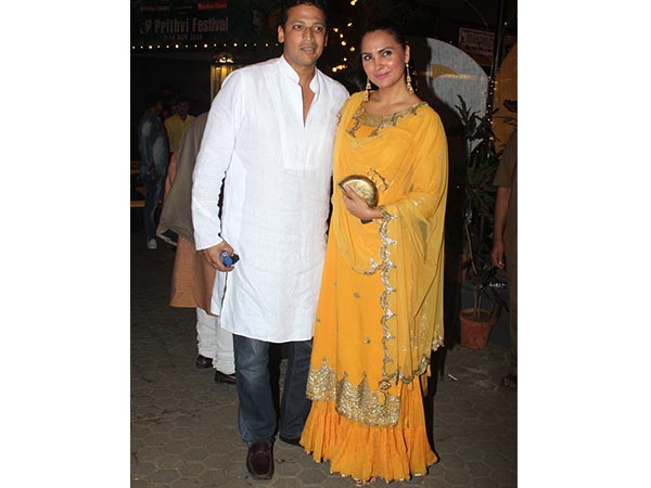 Lara Dutta's Bright Yellow Festive Look