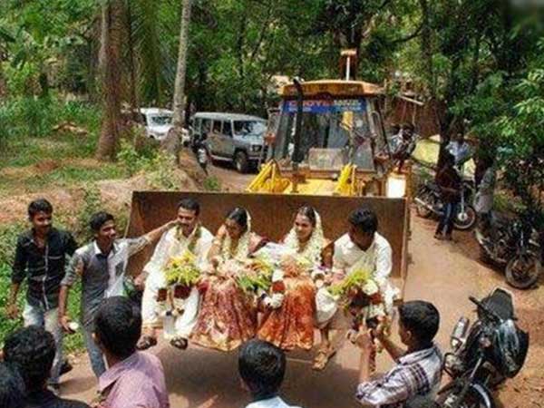 Bulldozer Wedding Concept