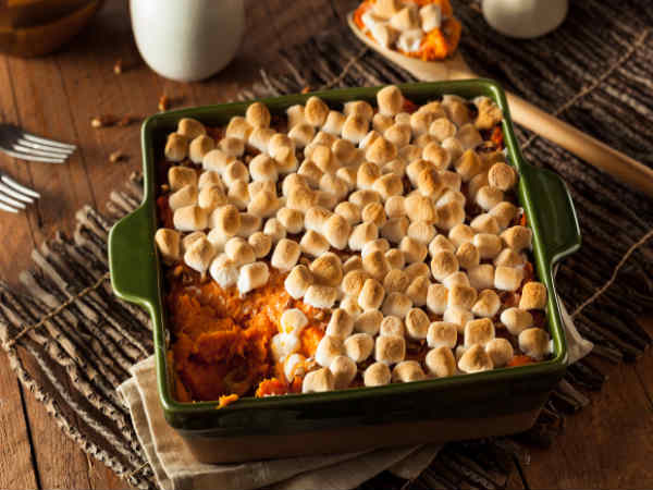 Sweet Potato And Marshmallow Bake