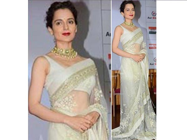 Kangana's Ranaut Saree Lookbooks