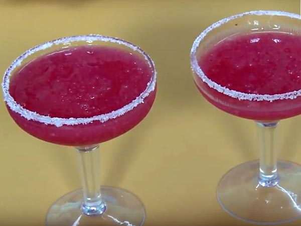 Strawberry Margarita Drink For Christmas