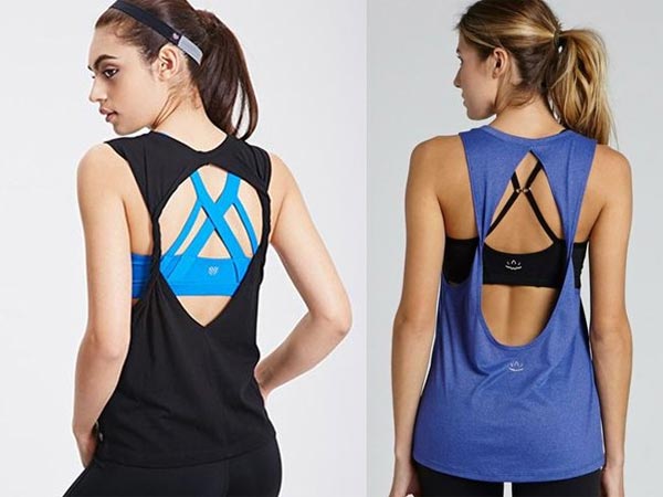 6. Backless Workout Top