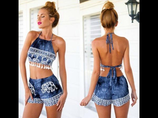 9. Backless Halter Top