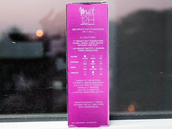 loreal mat magique foundation review