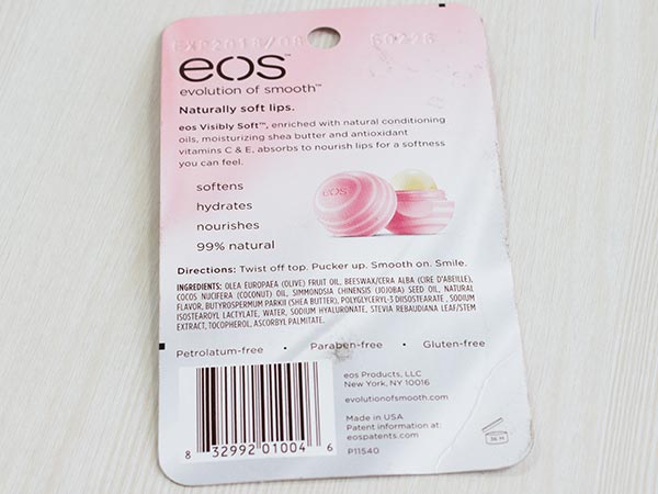 eos lip balm review