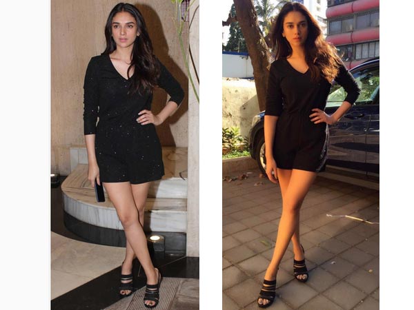 Aditi Rao Hydari Does A Black Jumpsuit Aditi Rao Hydari Does A Black Jumpsuit