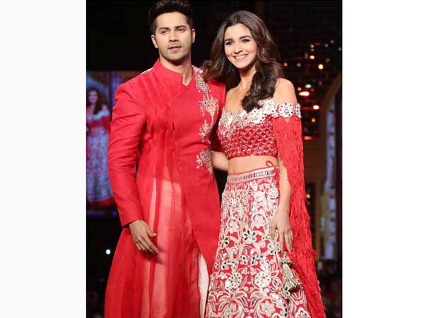 Alia & Varun In Red Get Up!