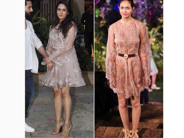 Mira Rajput In Anita Dongre