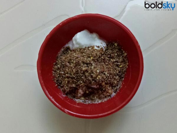 flax seed body mask