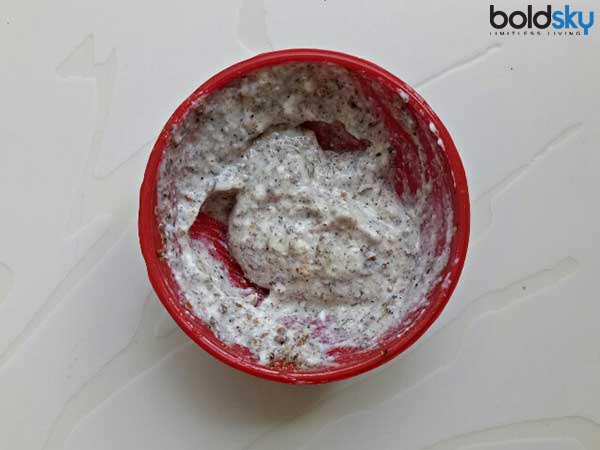 flax seed body mask