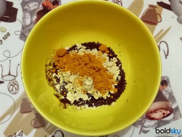 coffee and sugar body scrub