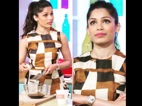 Freida Pinto's Lookbooks Are Parisian