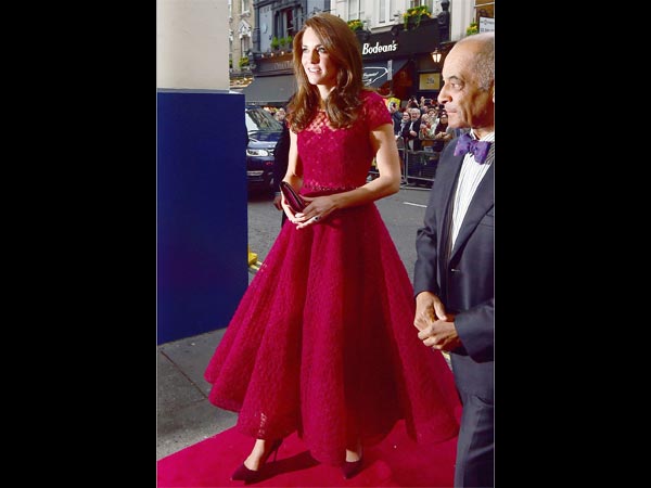 Kate Middleton In Marchesa Notte