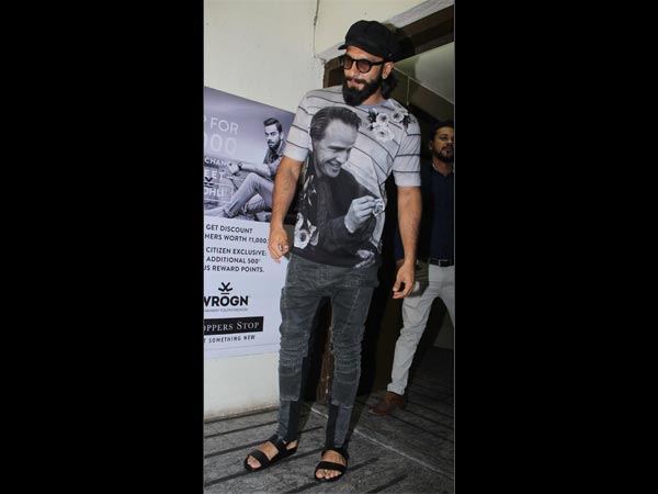 ranveer singh at half girlfriend screening