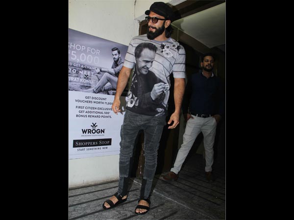 ranveer singh at half girlfriend screening