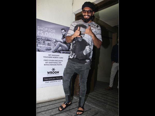 ranveer singh at half girlfriend screening