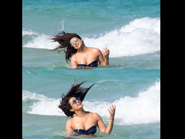 Priyanka Chopra At The Miami Beach