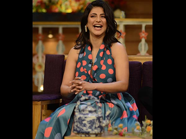 shruti haasan at the kapil sharma show shruti haasan at the kapil sharma show