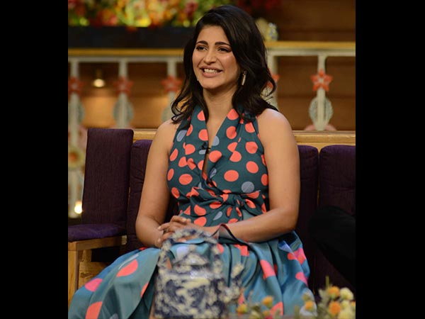 shruti haasan at the kapil sharma show shruti haasan at the kapil sharma show