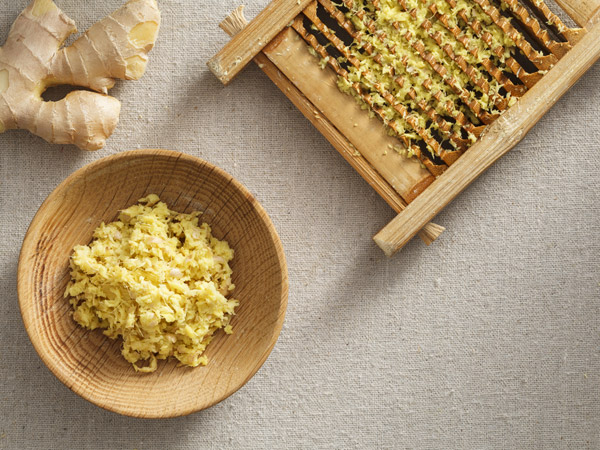 grated ginger