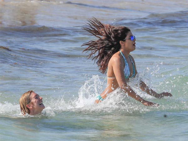 priyanka chopra at the miami beach