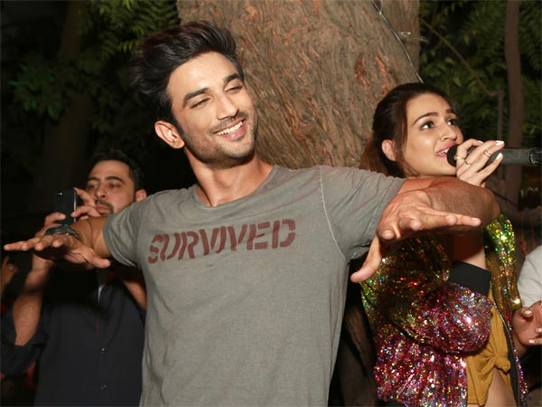 kriti sanon and sushant singh rajput for raabta promotions