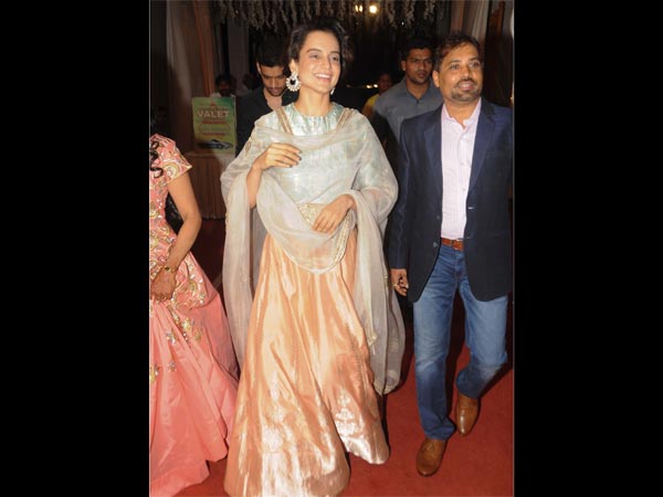 Kangana Ranaut Wedding Party Dress