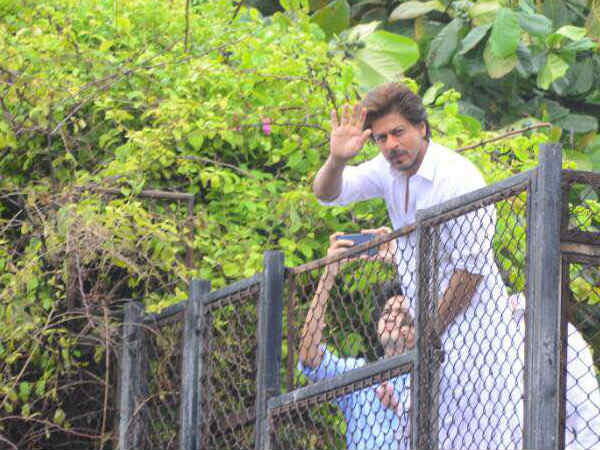 shahrukh khan with abram