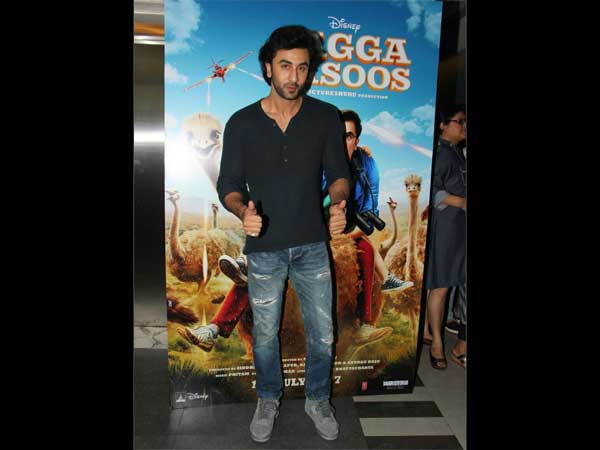 ranbir kapoor and katrina kaif spotted at jagga jasoos promotion