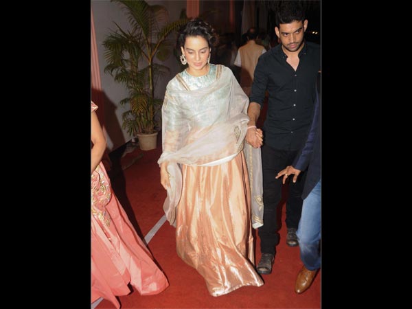 Kangana Ranaut Wedding Party Dress