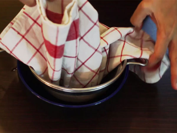 how to prepare hung curd at home