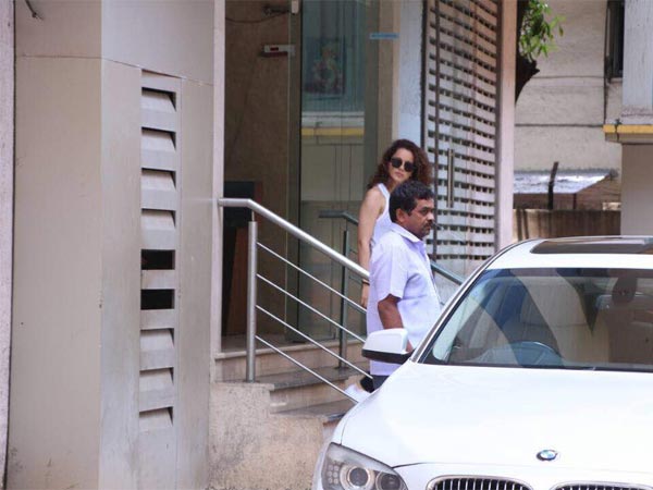 kangana ranaut spotted in mumbai