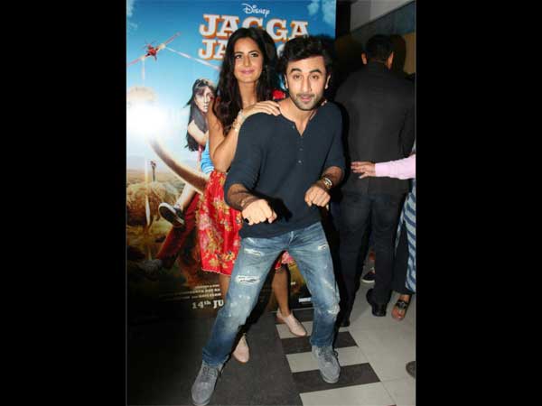 ranbir kapoor and katrina kaif spotted at jagga jasoos promotion