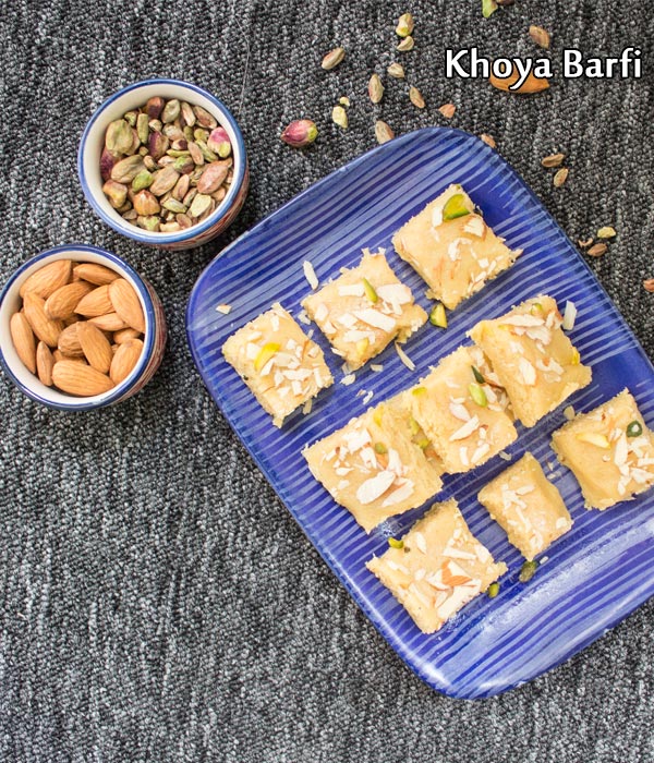 Khoya Barfi Recipe