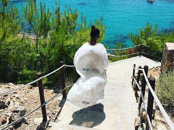 malaika arora in spain