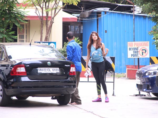 rhea chakraborty at gym rhea chakraborty at gym