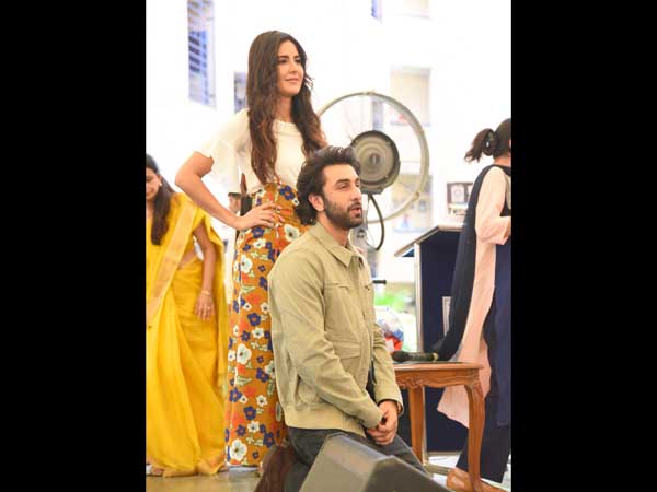 ranbir kapoor and katrina kaif spotted at jagga jasoos promotion