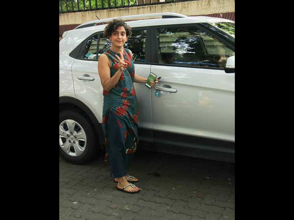sanya malhotra in mumbai