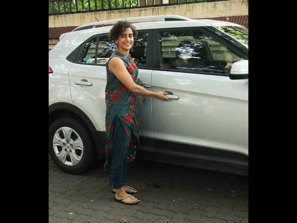 sanya malhotra in mumbai