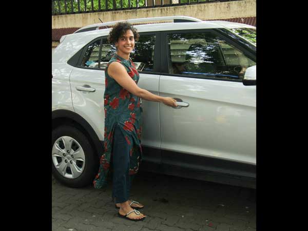 sanya malhotra in mumbai