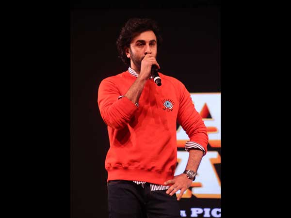 ranbir kapoor spotted at jagga jasoos promotion