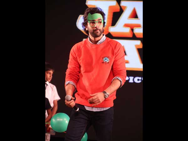 ranbir kapoor spotted at jagga jasoos promotion