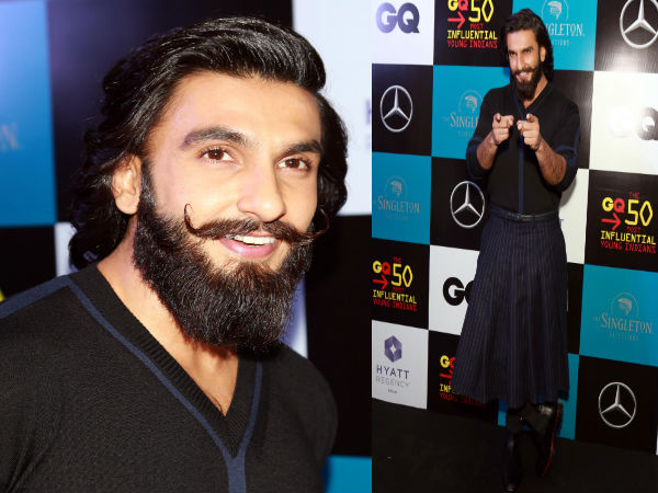 ranveer singh at the gq most influential young indians