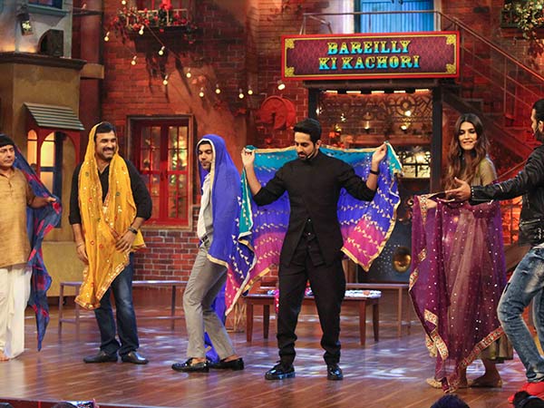 kriti sanon at the drama company sets