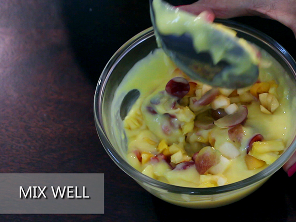 fruit custard recipe
