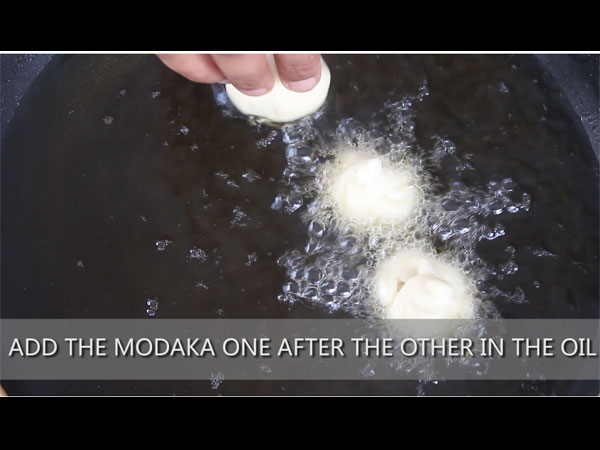 fried modak recipe